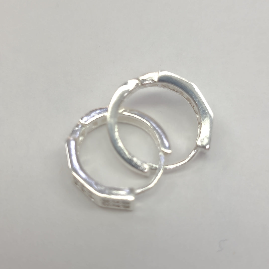 ARRACADAS C/CIRCONIAS PLATA .925 2.5 GR (NUEVO)