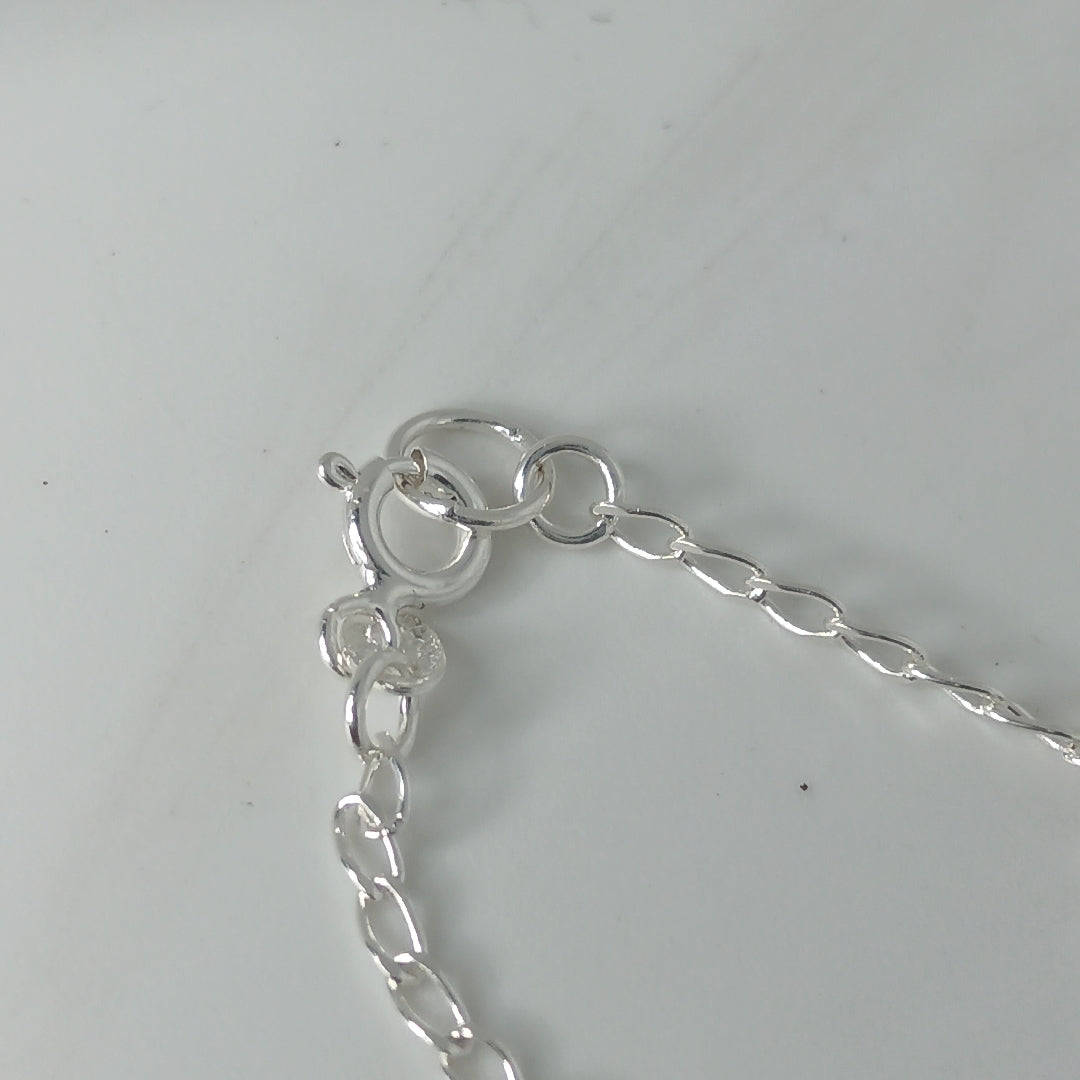 PULSERA TEJIDO TEJIDO ESPECIAL PLATA .925 18 CM 3.1 GR (NUEVO)