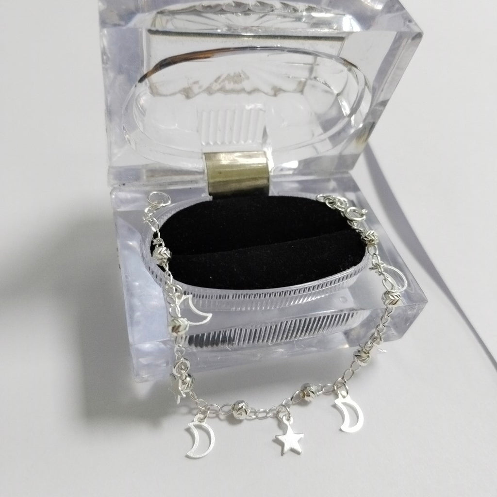PULSERA TEJIDO TEJIDO ESPECIAL PLATA .925 18 CM 3.1 GR (NUEVO)