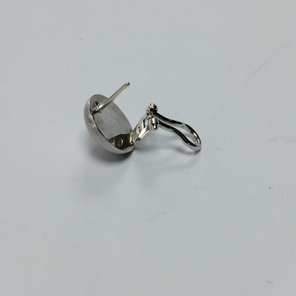 ARETES PAR ORO,ORO BLANCO 14 K 4,80 GRMS (SEMINUEVO)