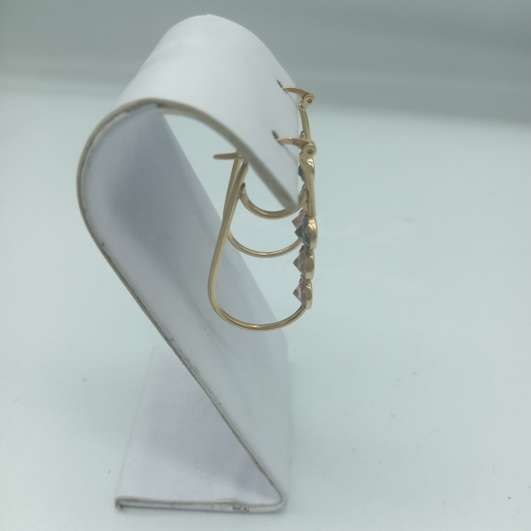 ARETES PAR ORO 10 K 4.4 GRMS (SEMINUEVO)
