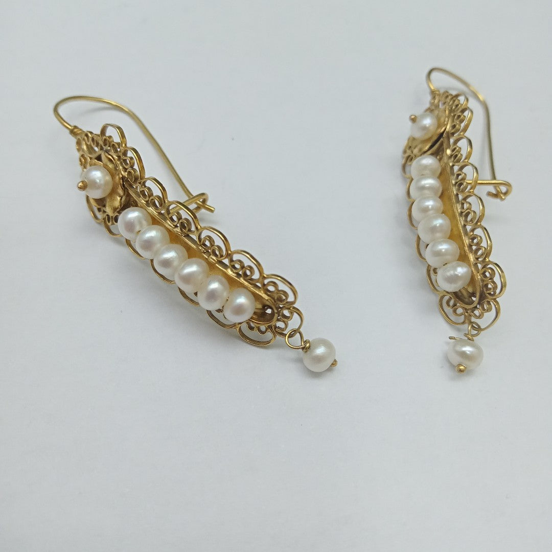 ARETES PAR ORO 8 K 3,50 GRMS (SEMINUEVO)