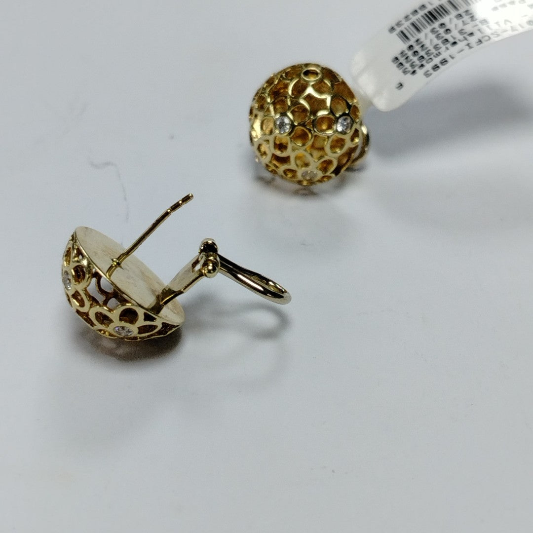 ARETES PAR ORO 14 K 6,00 GRMS (SEMINUEVO)
