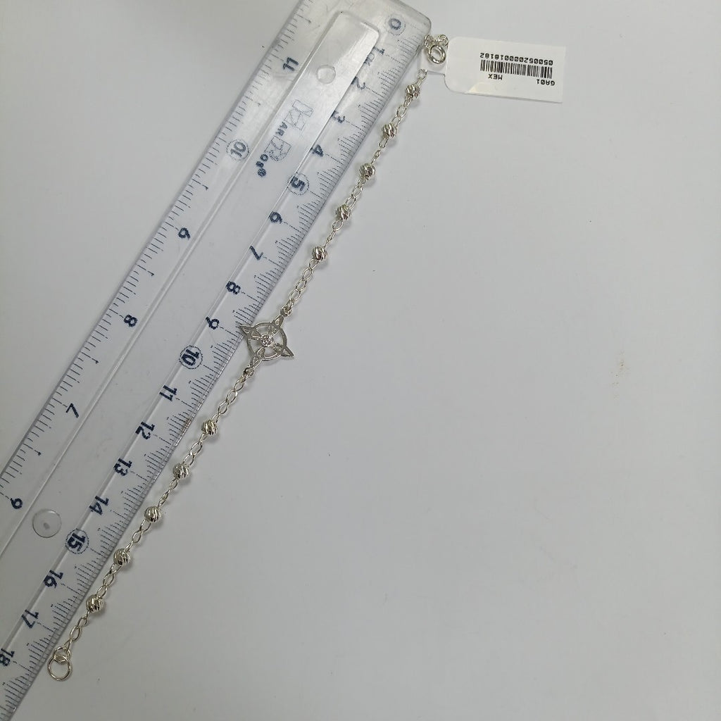PULSERA TEJIDO ESPECIAL PLATA .925 18 CM 2.9 GR (NUEVO)