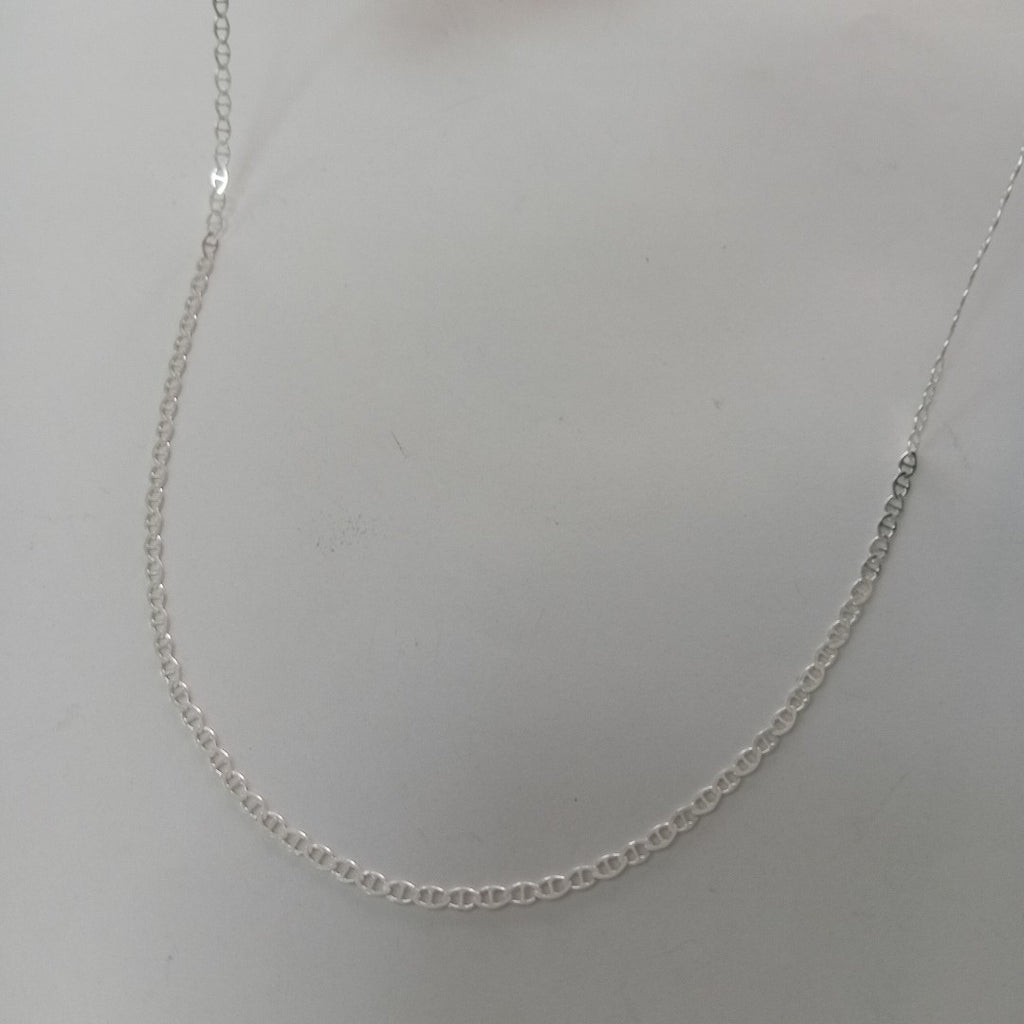 CADENA TEJIDO GUCHI PLATA .925 60 CM 3.7 GR (NUEVO)