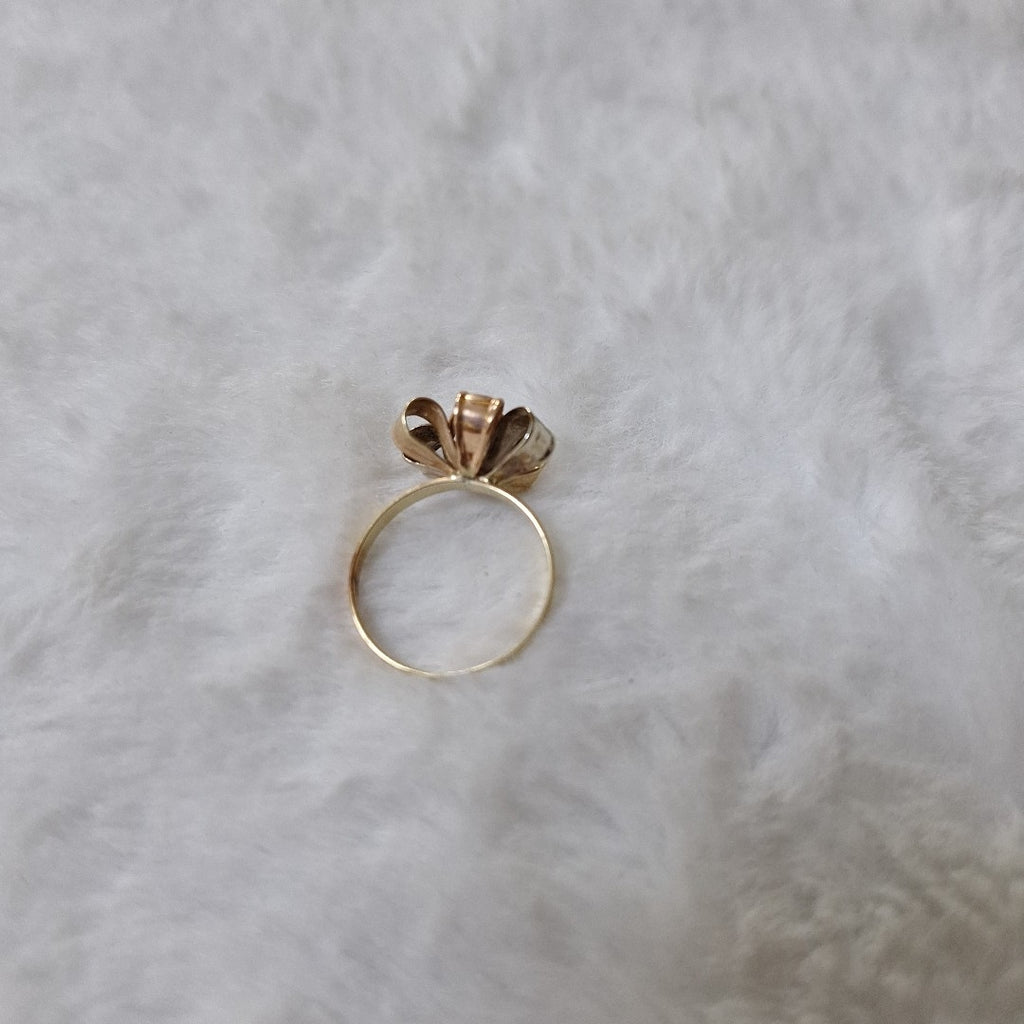 ANILLITO ORO COMBINADO 10 K 2,40 GRMS (SEMINUEVO)