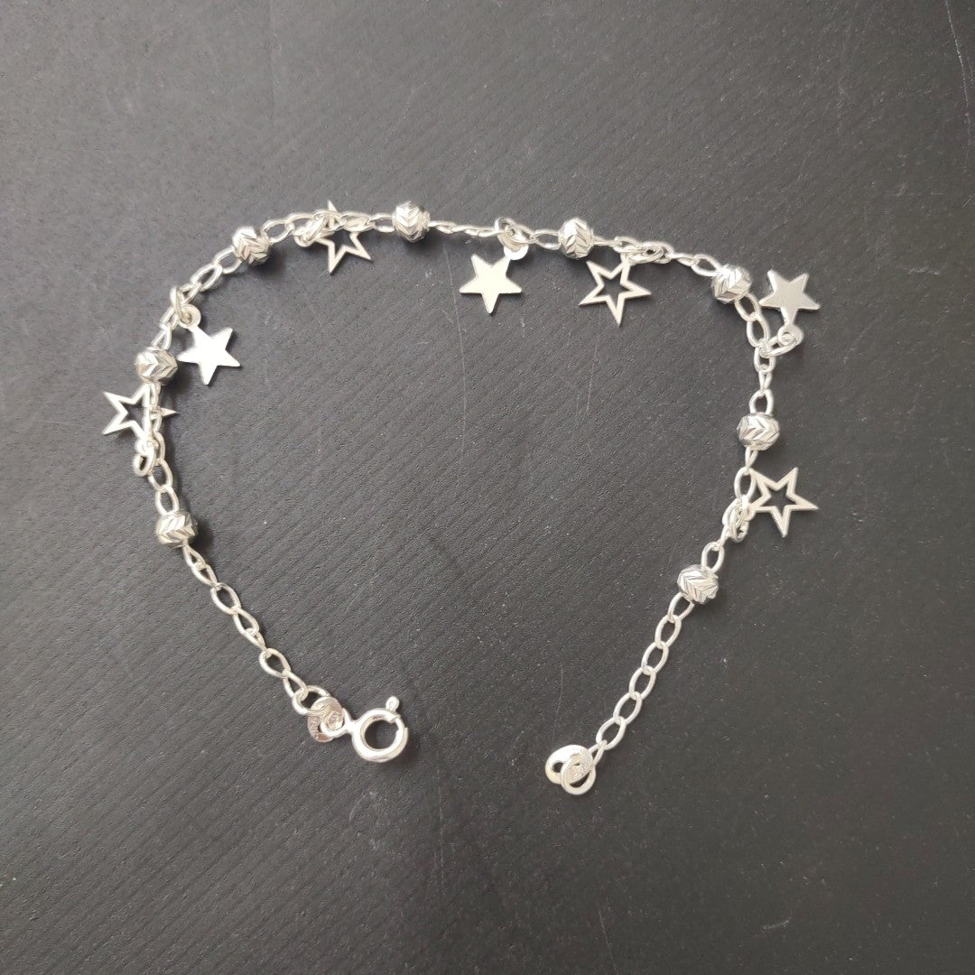 PULSERA TEJIDO ESPECIAL PLATA .925 18 CM 3.1 GR (NUEVO)