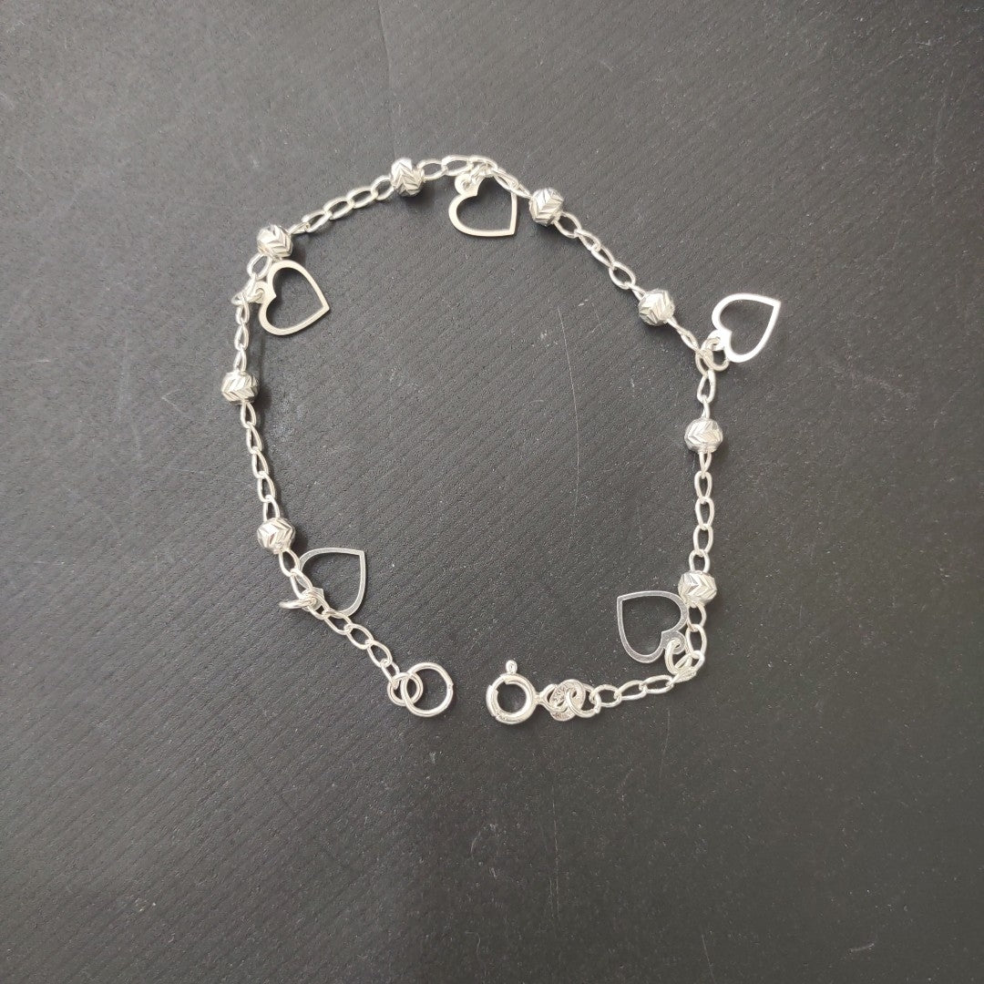 PULSERA TEJIDO ESPECIAL PLATA .925 18 CM 2.7 GR (NUEVO)