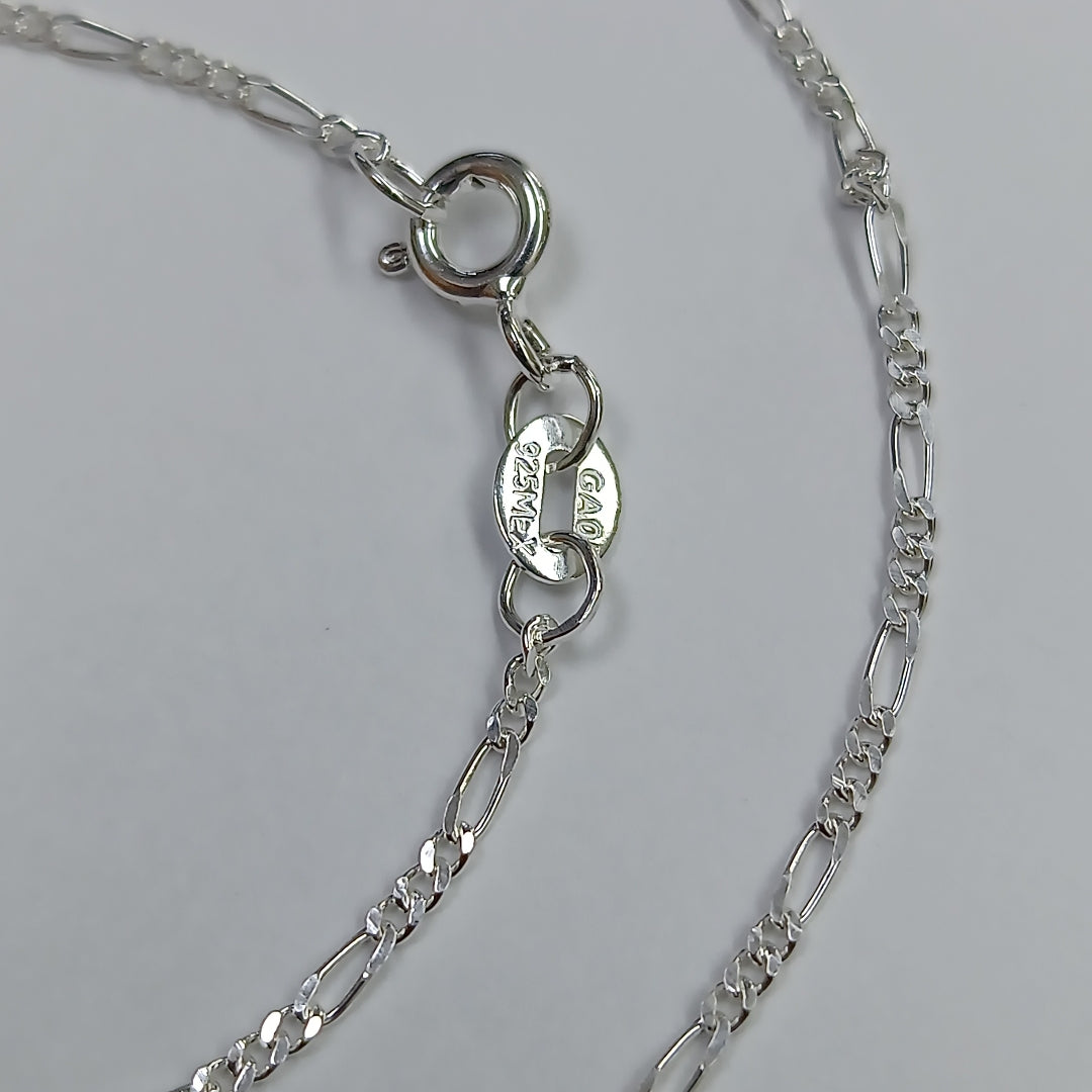 CADENA TEJIDO 3X1 PLATA .925 55 CM 2.2 GR (NUEVO)