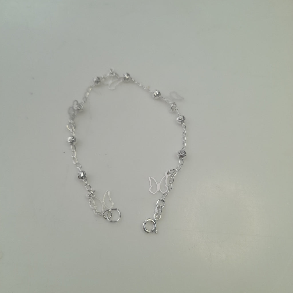 PULSERA TEJIDO ESPECIAL PLATA .925 18 CM 2.8 GR (NUEVO)