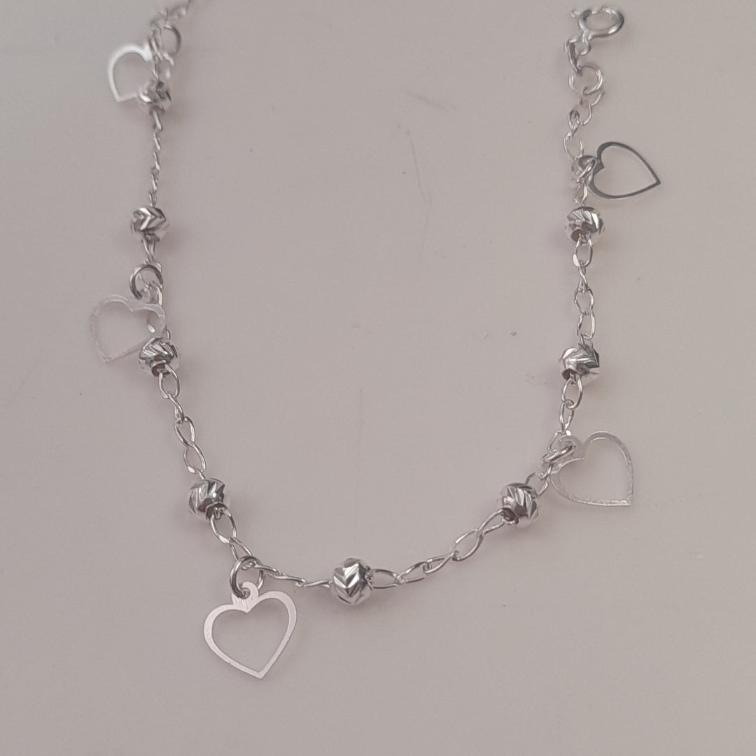 PULSERA TEJIDO ESPECIAL PLATA .925 18 CM 2.6 GR (NUEVO)