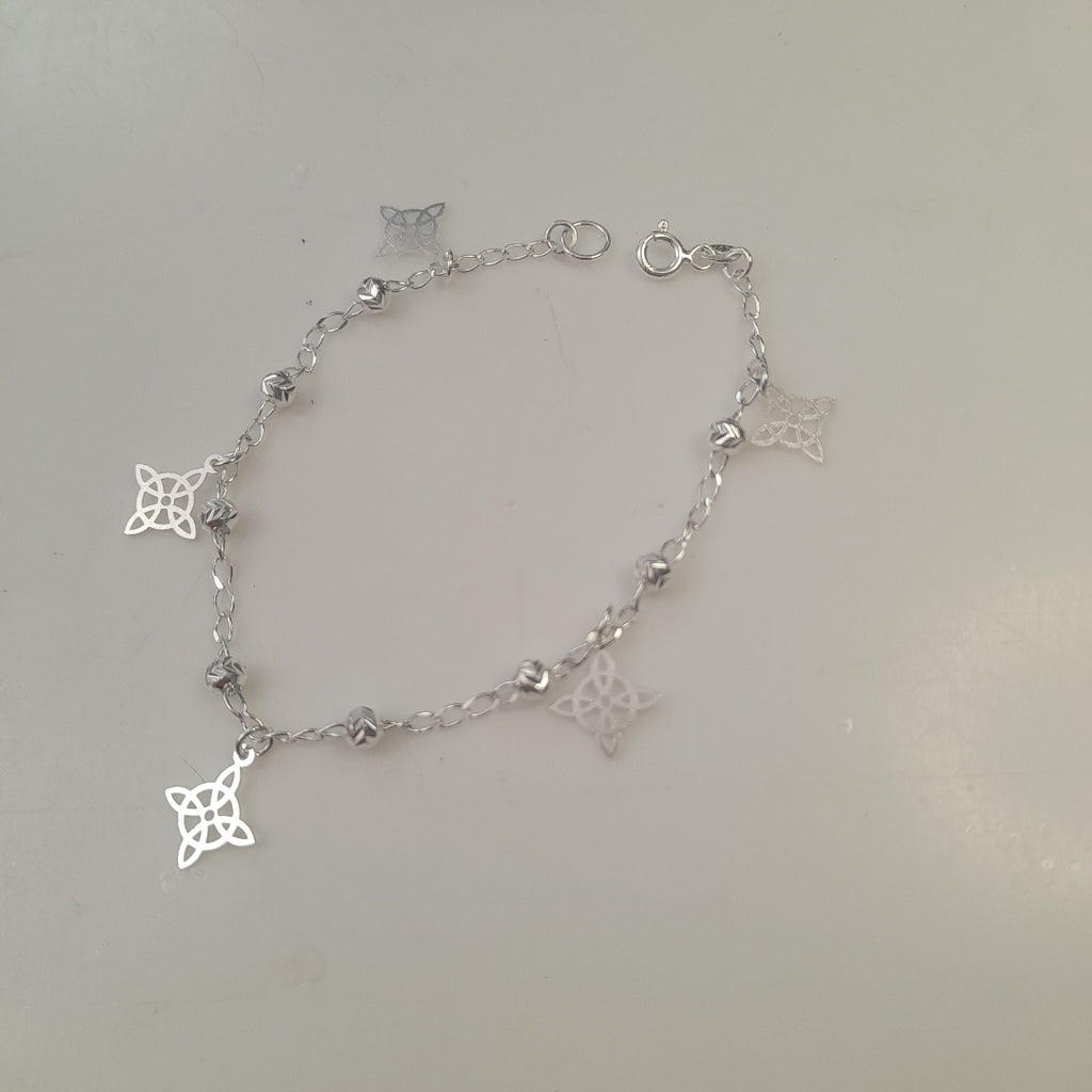 PULSERA TEJIDO ESPECIAL PLATA .925 18 CM 3.1 GR (NUEVO)