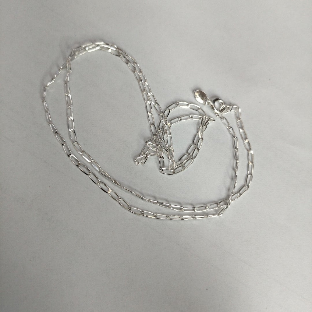 CADENA TEJIDO ESLABONES PLATA .925 60 CM 2.9 GR (NUEVO)