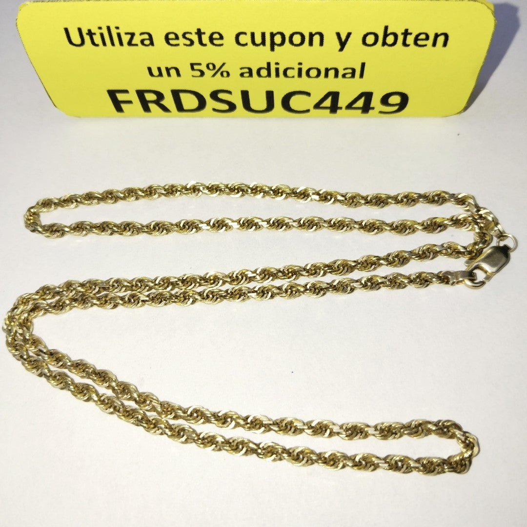 CADENA ORO 10 K 9.9 GRMS (SEMINUEVO)