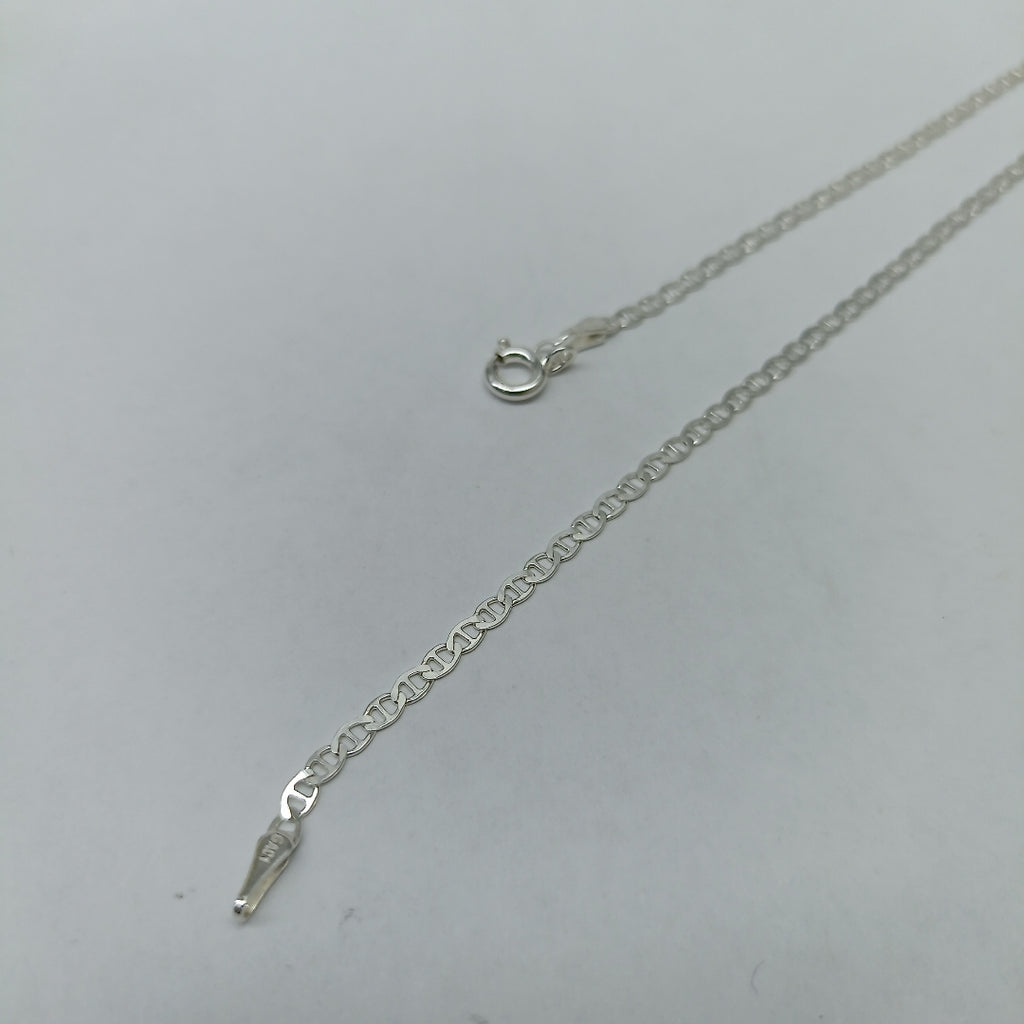 CADENA TEJIDO GUCHI PLATA .925 60 CM 3.9 GR (NUEVO)