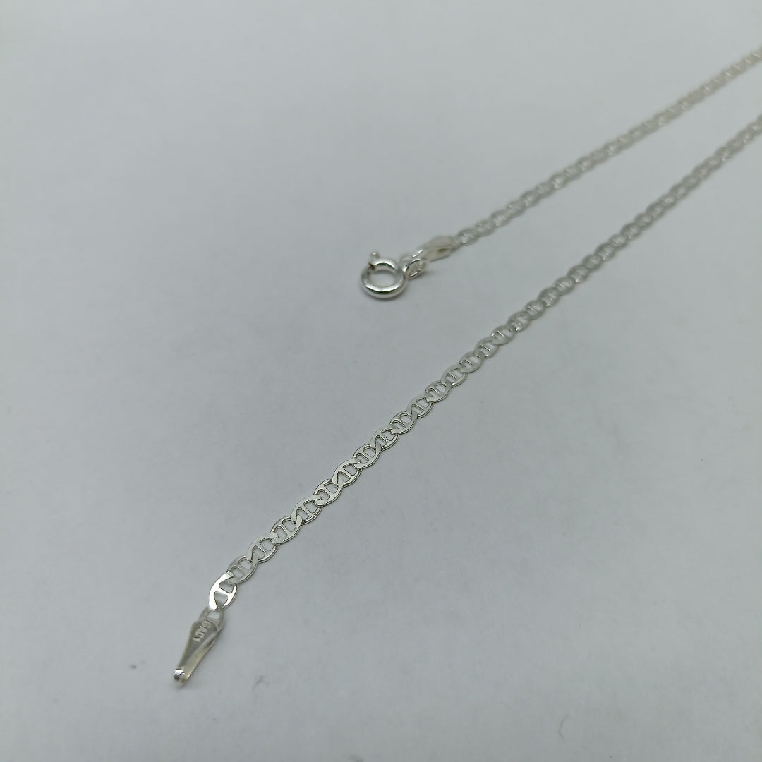CADENA TEJIDO GUCHI PLATA .925 60 CM 3.9 GR (NUEVO)
