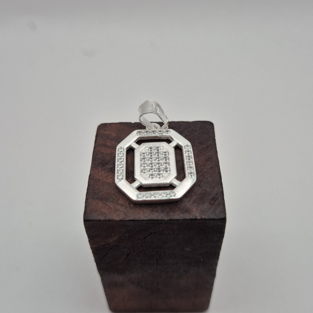 DIJE C/CIRCONIAS PLATA .925 3.5 GR (NUEVO)