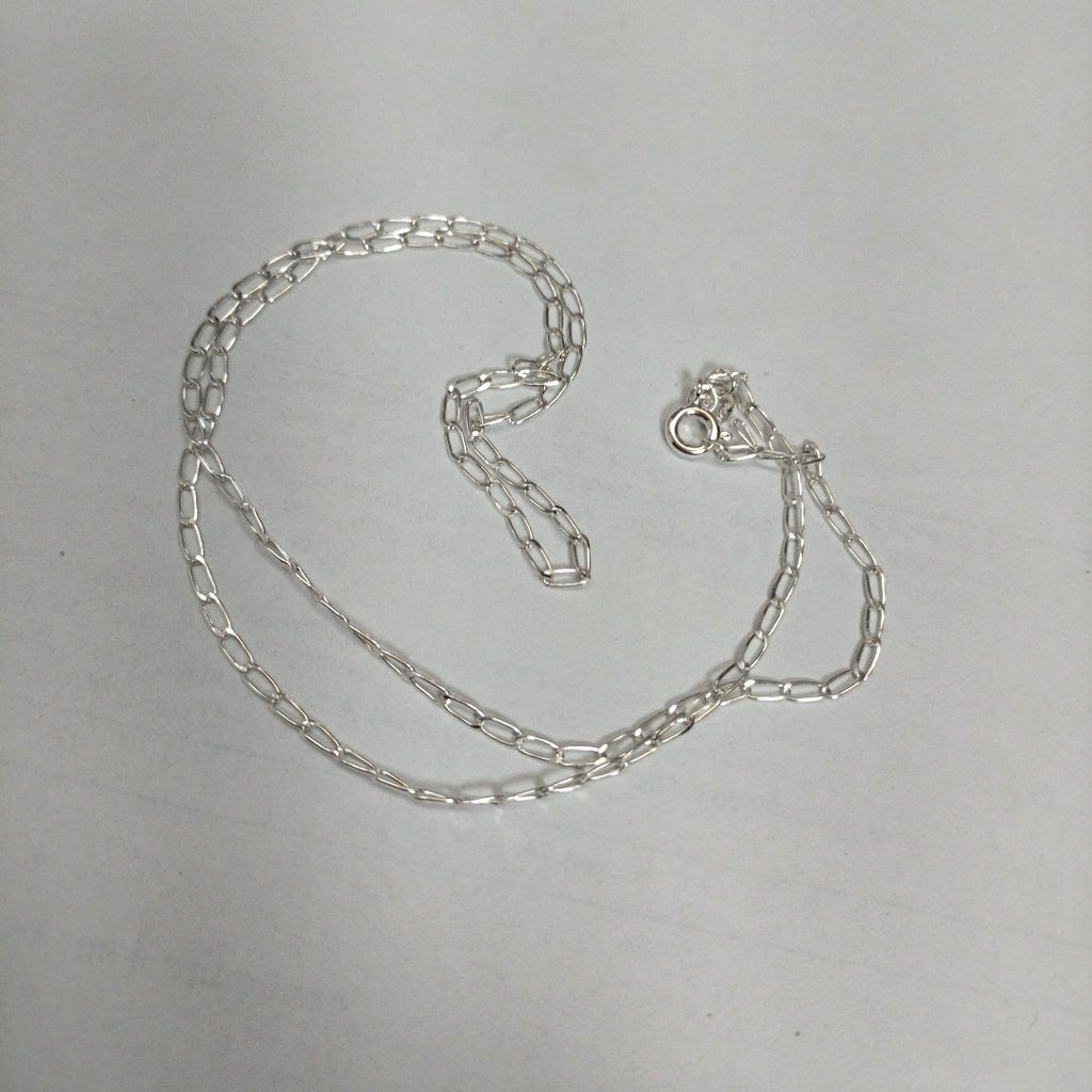 CADENA TEJIDO ESLABONES PLATA .925 50 CM 2.7 GR (NUEVO)