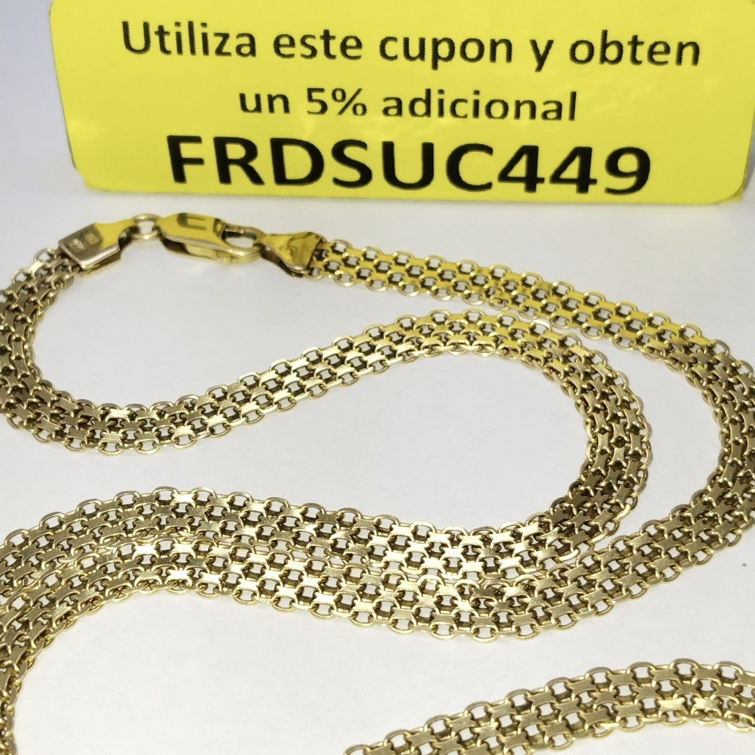 CADENA ORO 18 K 23.4 GRMS (SEMINUEVO)