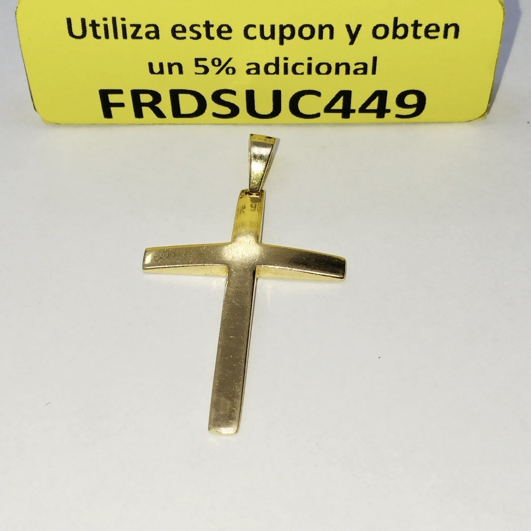 CRUZ, DIJE ORO 18 K 11.2 GRMS (SEMINUEVO)