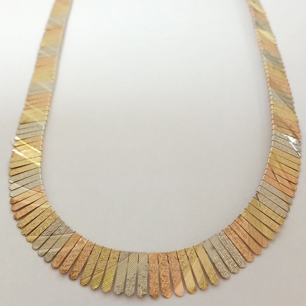 GARGANTILLA ORO,ORO COMBINADO 14 K 24,60 GRMS (SEMINUEVO)