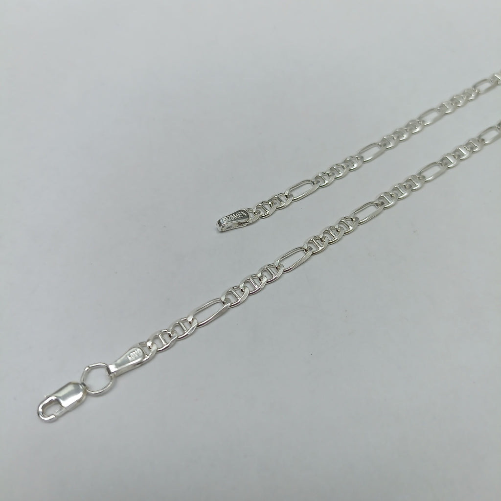 CADENA TEJIDO MARINERO PLATA .925 55 CM 7.8 GR (NUEVO)