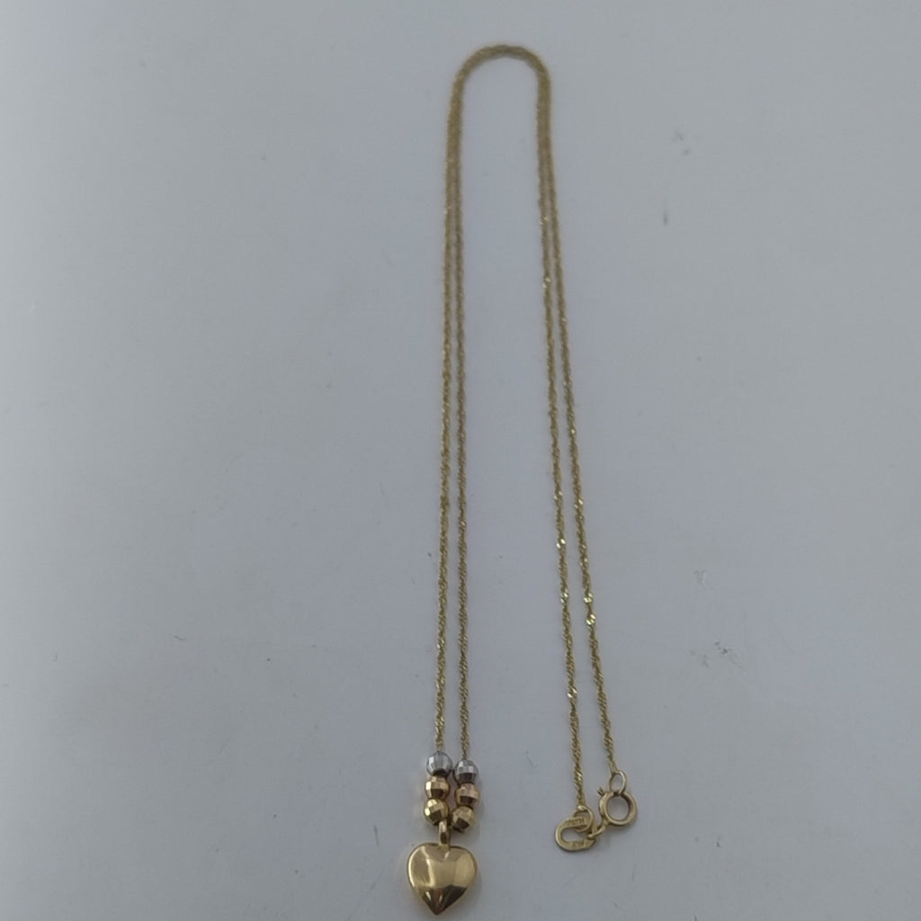 GARGANTILLA ORO, ORO COMBINADO 14 K 1.6 GRMS (SEMINUEVO)