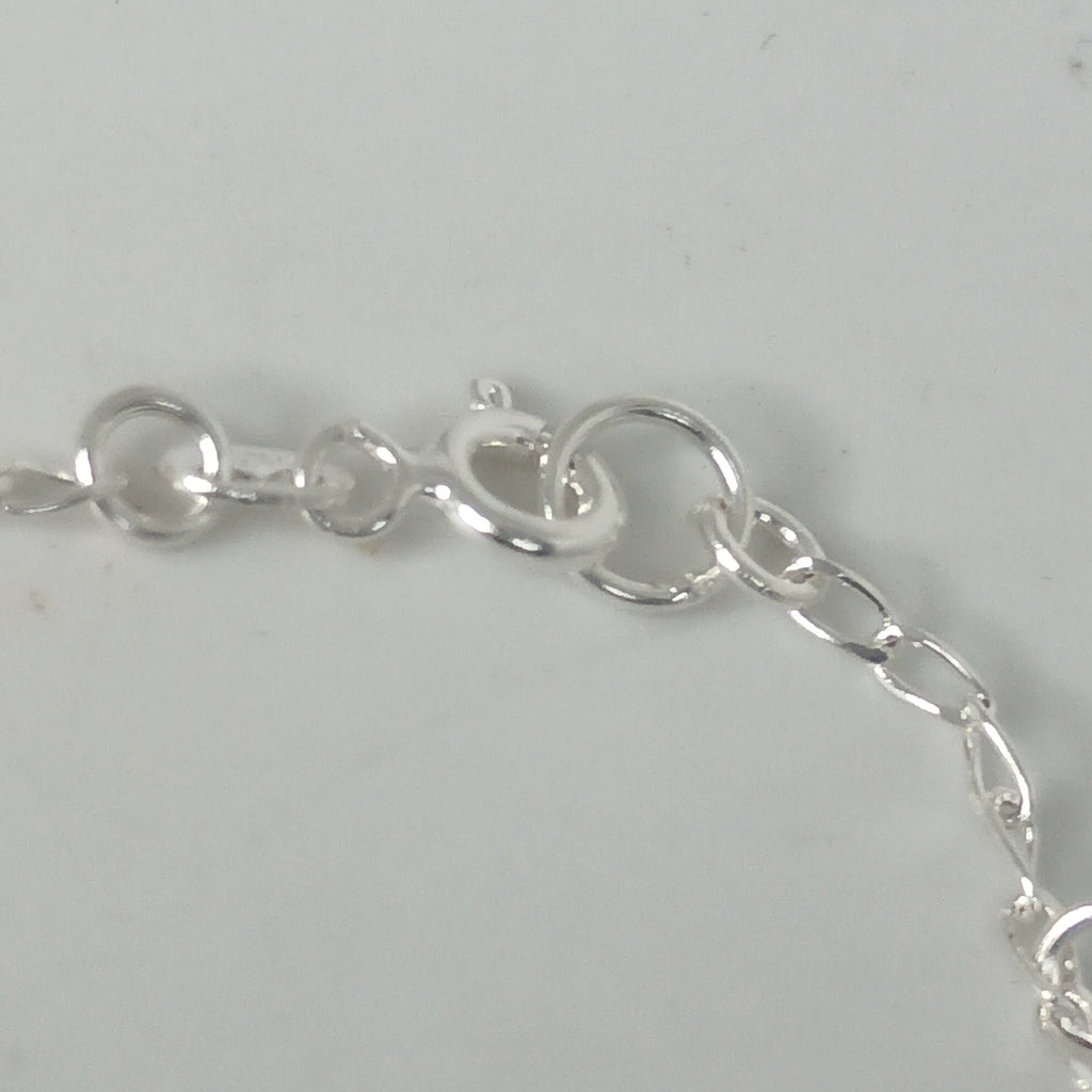 PULSERA TEJIDO ESPECIAL PLATA .925 18 CM 2.7 GR (NUEVO)