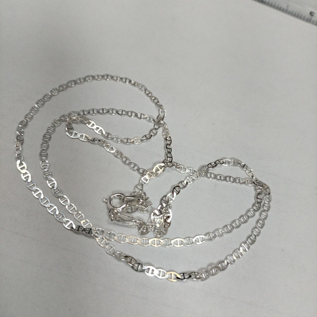 CADENA TEJIDO GUCHI PLATA .925 60 CM 3.7 GR (NUEVO)