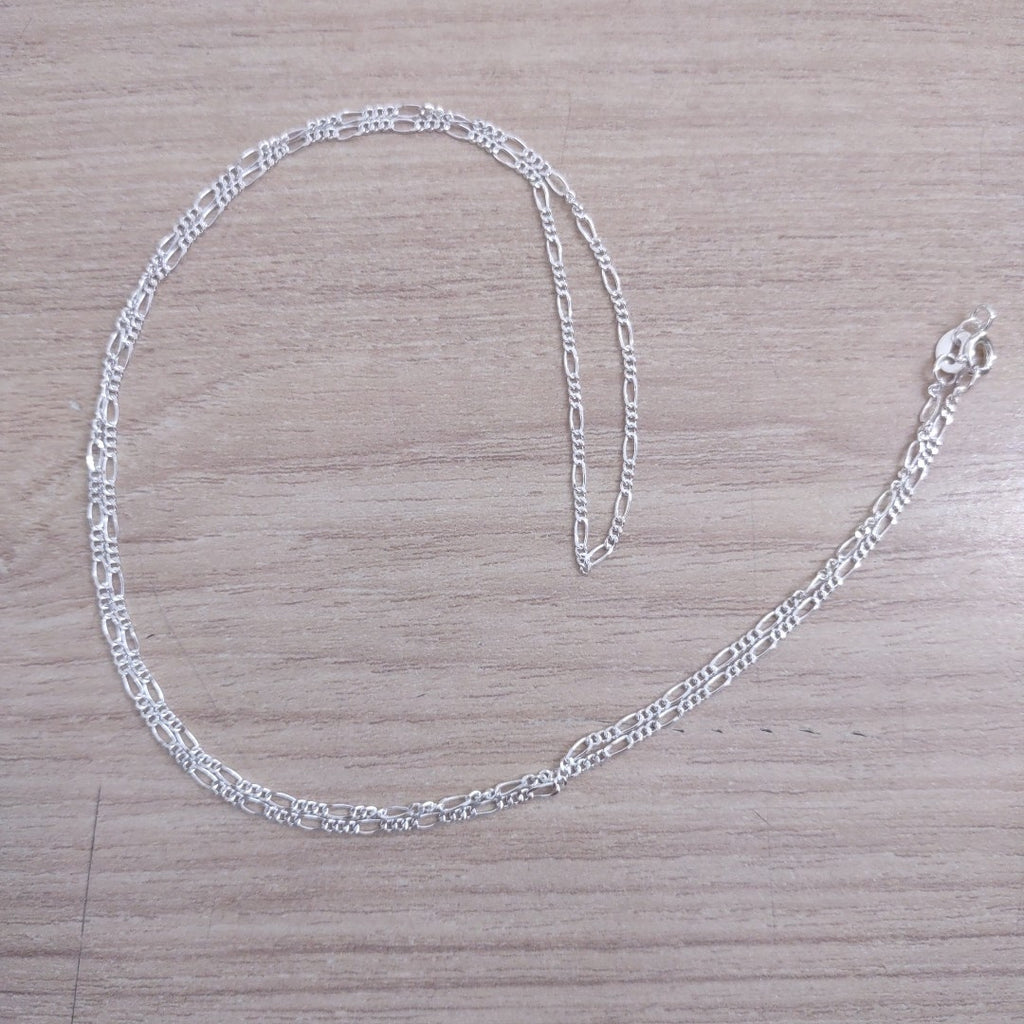 CADENA TEJIDO 3X1 PLATA .925 55 CM 2.3 GR (NUEVO)