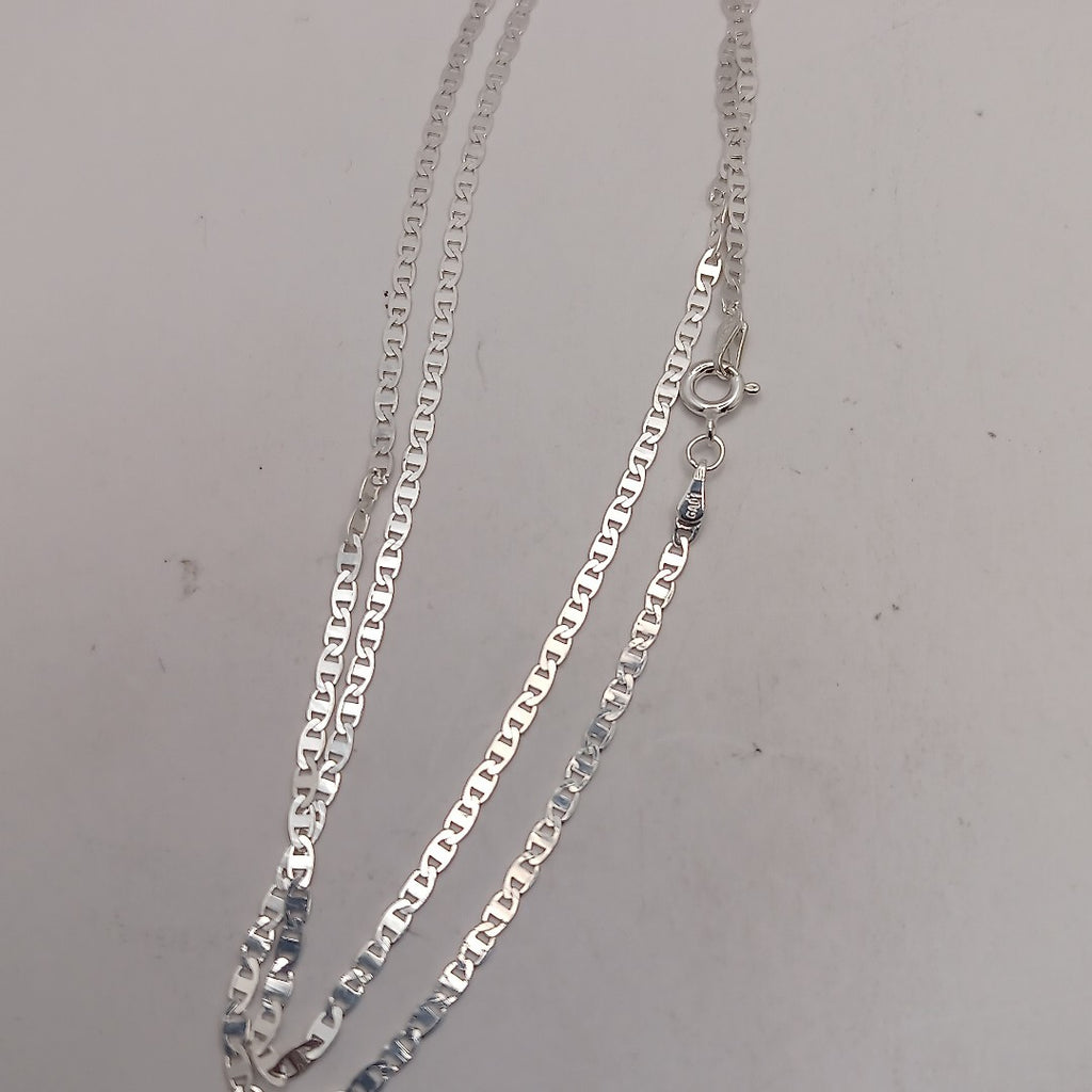 CADENA TEJIDO ESPEJO PLATA .925 60 CM 4.2 GR (NUEVO)