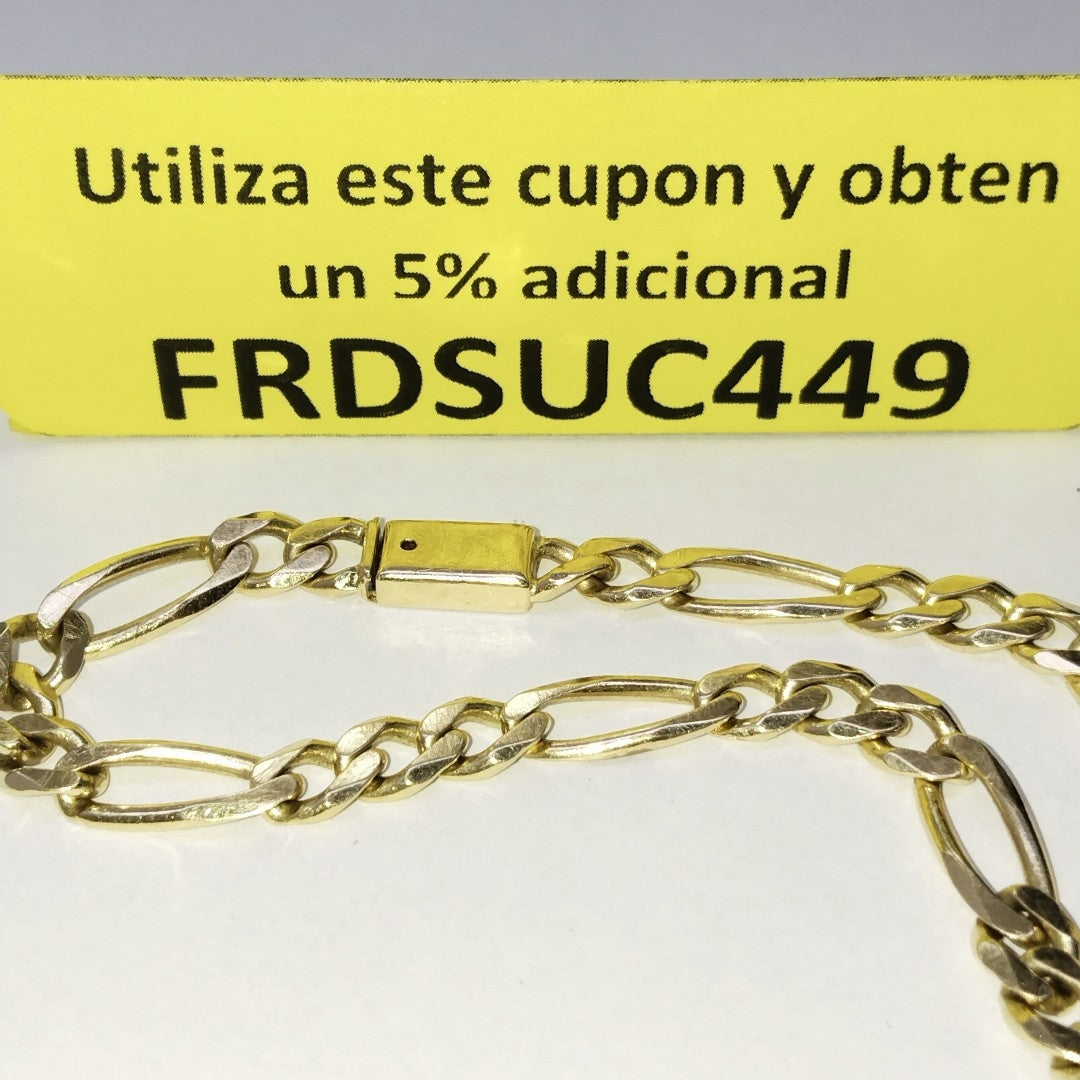 PULSERA ORO 14 K 13.6 GRMS (SEMINUEVO)