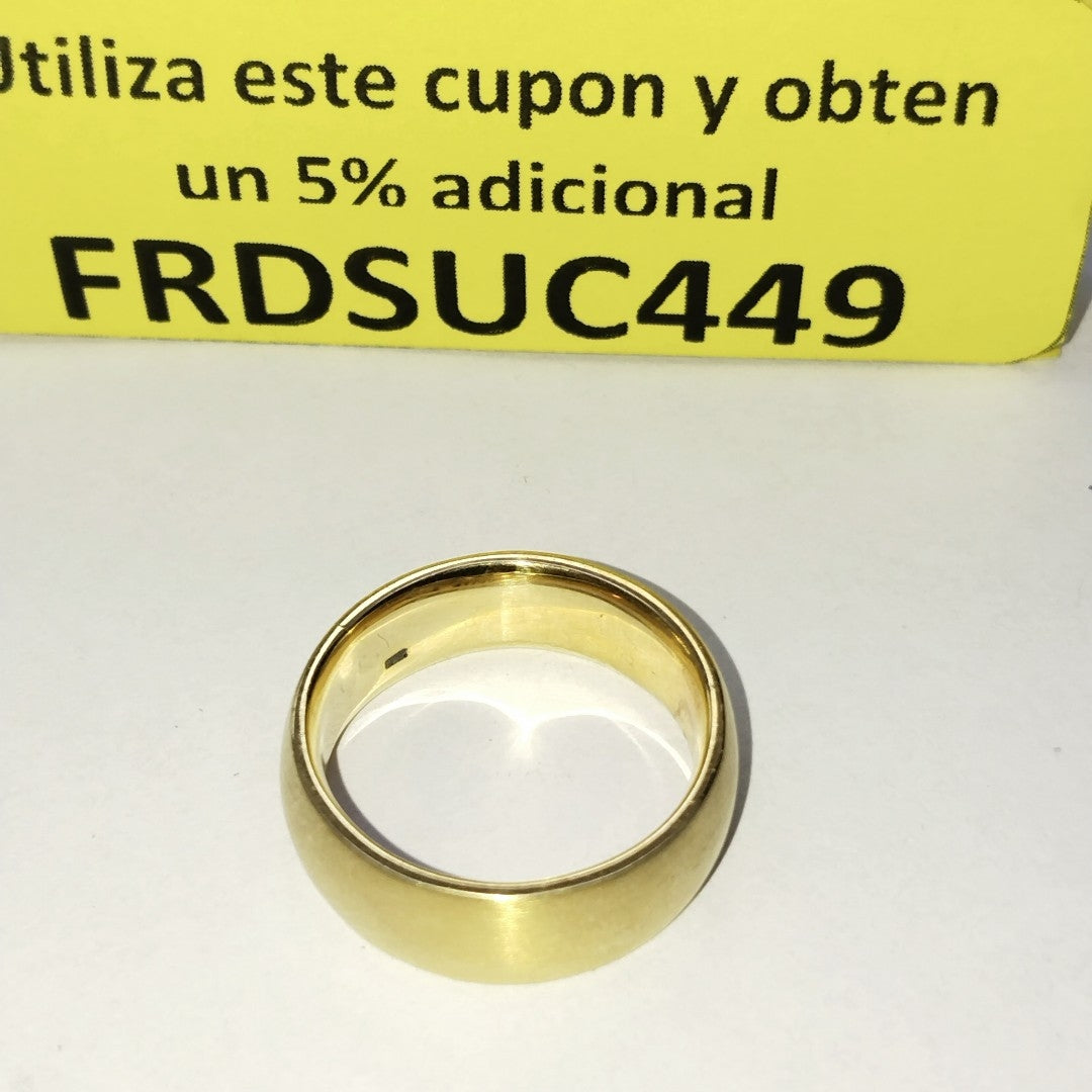 ARGOLLA ORO 14 K 13.4 GRMS (SEMINUEVO)