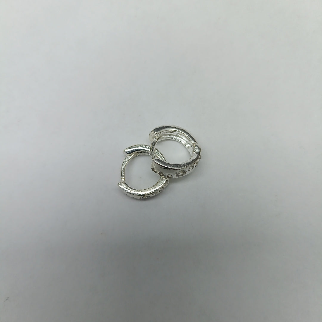 ARRACADAS C/CIRCONIAS PLATA .925 2.1 GR (NUEVO)