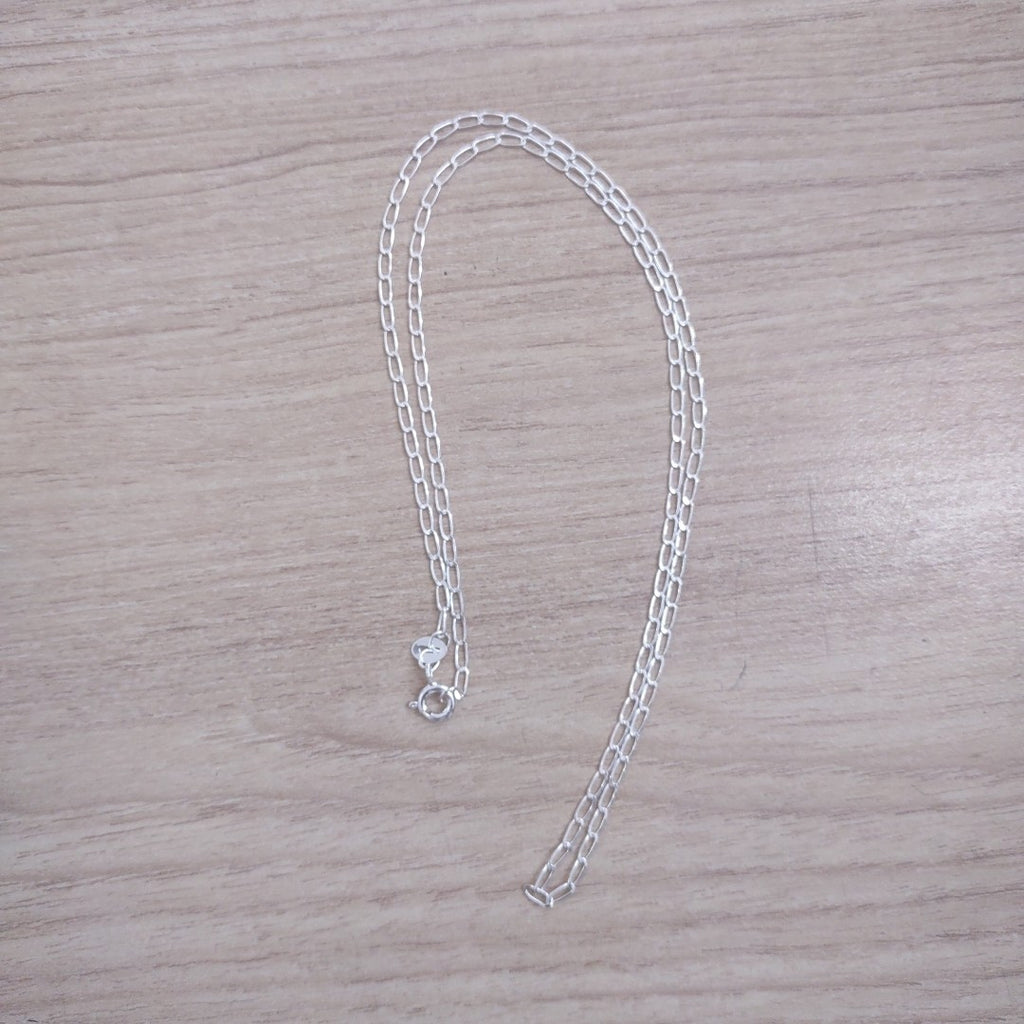 CADENA TEJIDO ESLABONES PLATA .925 50 CM 2.6 GR (NUEVO)