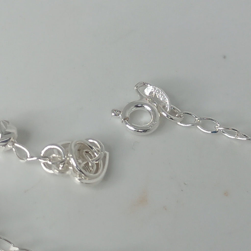 PULSERA TEJIDO ESPECIAL PLATA .925 18 CM 2.7 GR (NUEVO)