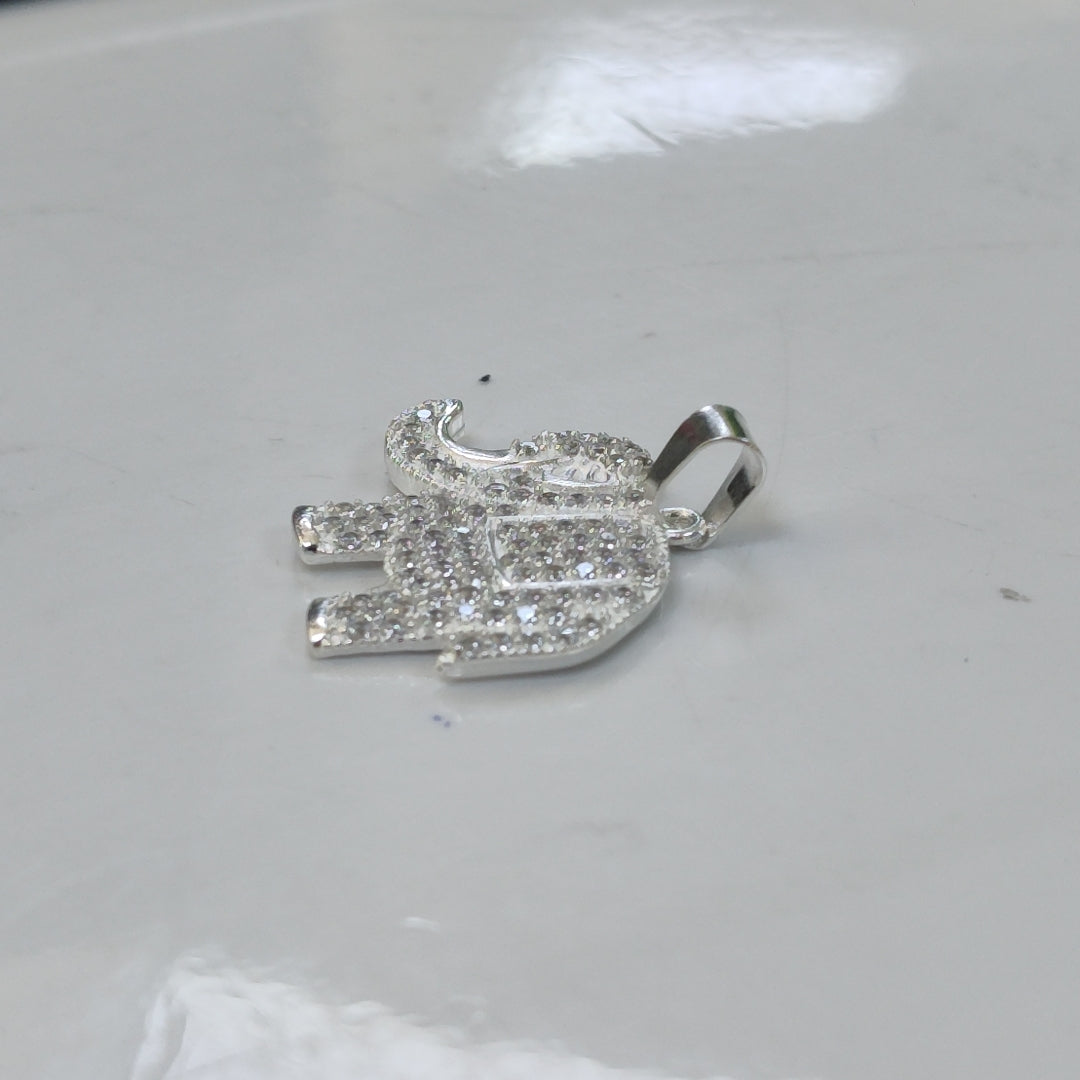 DIJE ELEFANTE C/CIRCONIAS PLATA .925 5.2 GR (NUEVO)