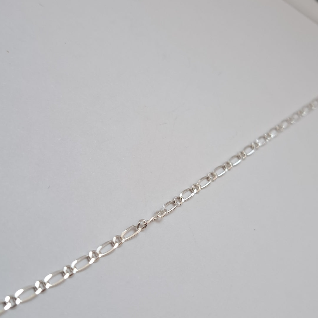CADENA TEJIDO 1X1 PLATA .925 55 CM 3.3 GR (NUEVO)