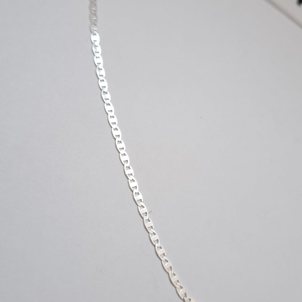 CADENA TEJIDO ESPEJO PLATA .925 60 CM 4.2 GR (NUEVO)