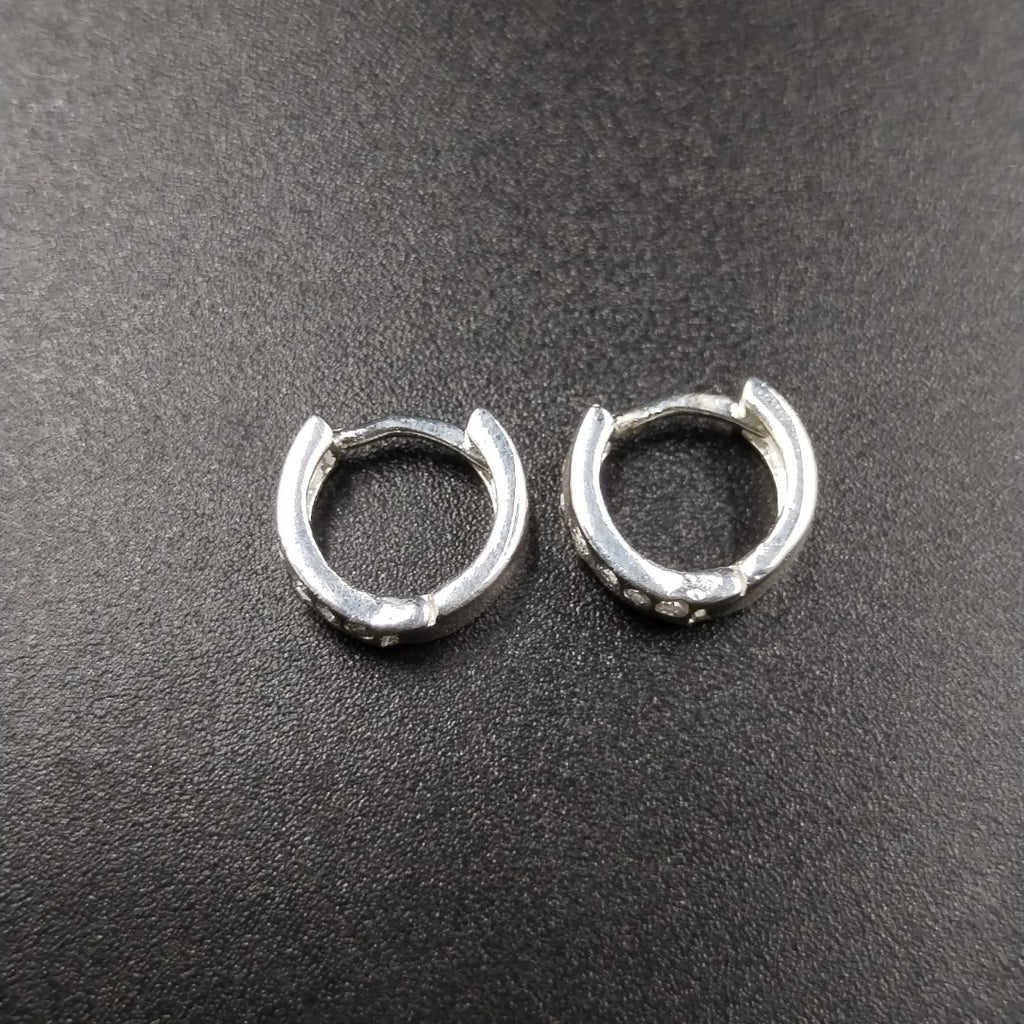 ARRACADAS C/CIRCONIAS PLATA .925 2.1 GR (NUEVO)
