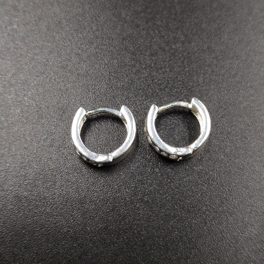 ARRACADAS C/CIRCONIAS PLATA .925 2.1 GR (NUEVO)