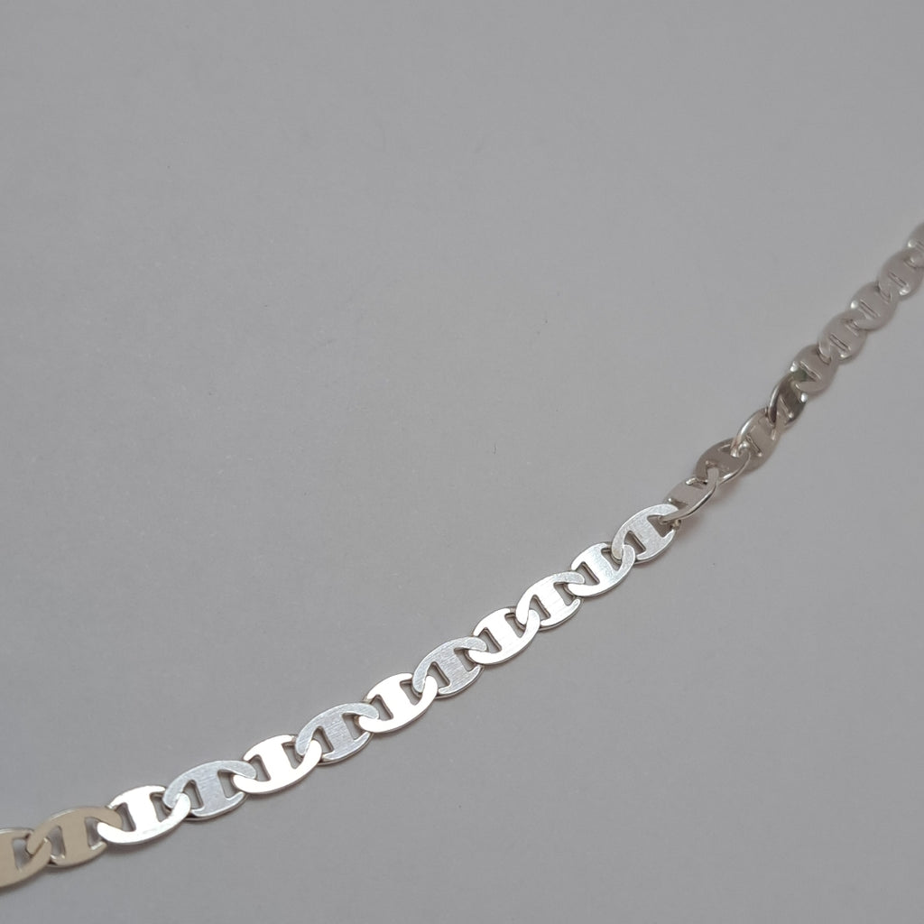 CADENA TEJIDO GUCHI PLATA .925 60 CM 9.7 GR (NUEVO)