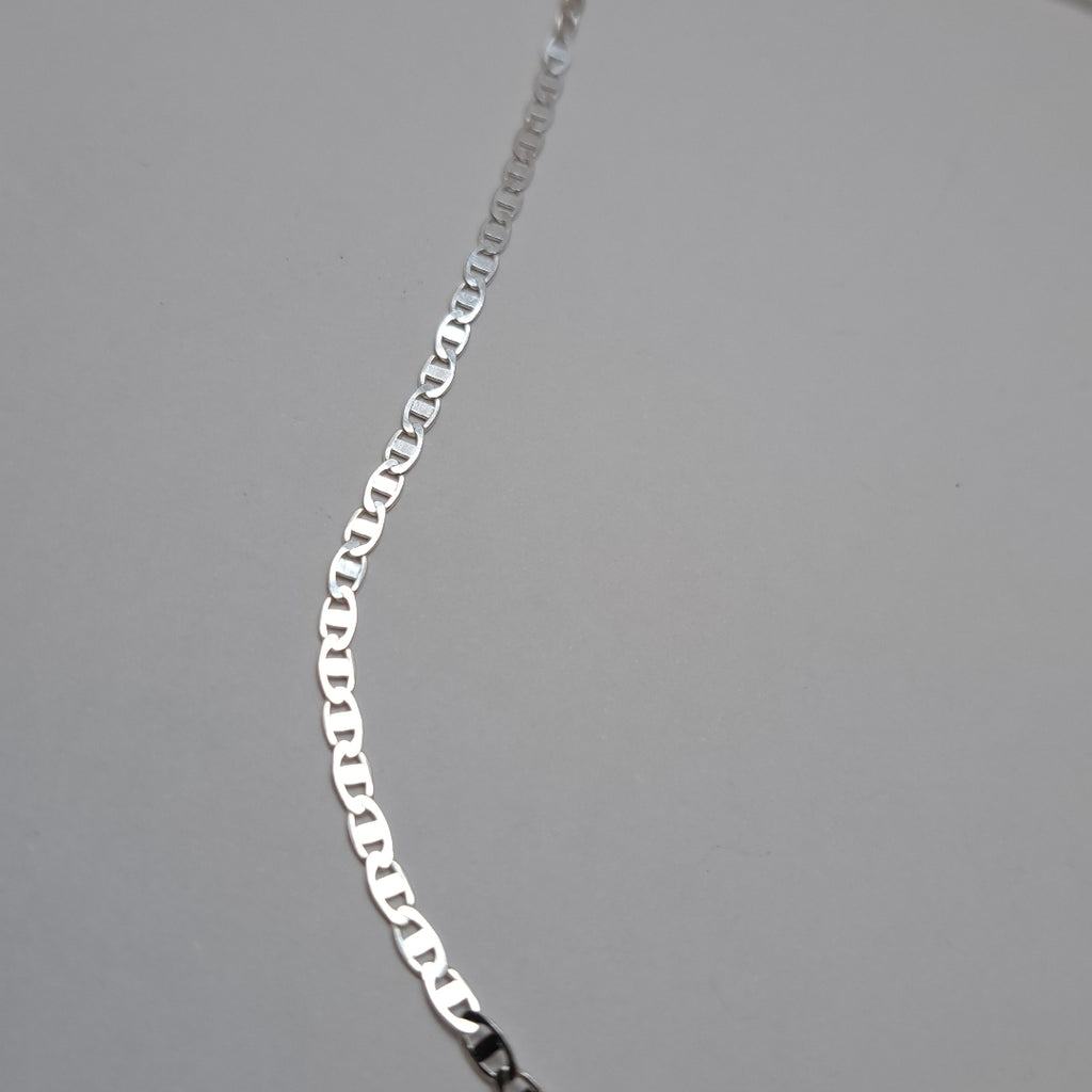 CADENA TEJIDO ESPEJO PLATA .925 55 CM 4 GR (NUEVO)