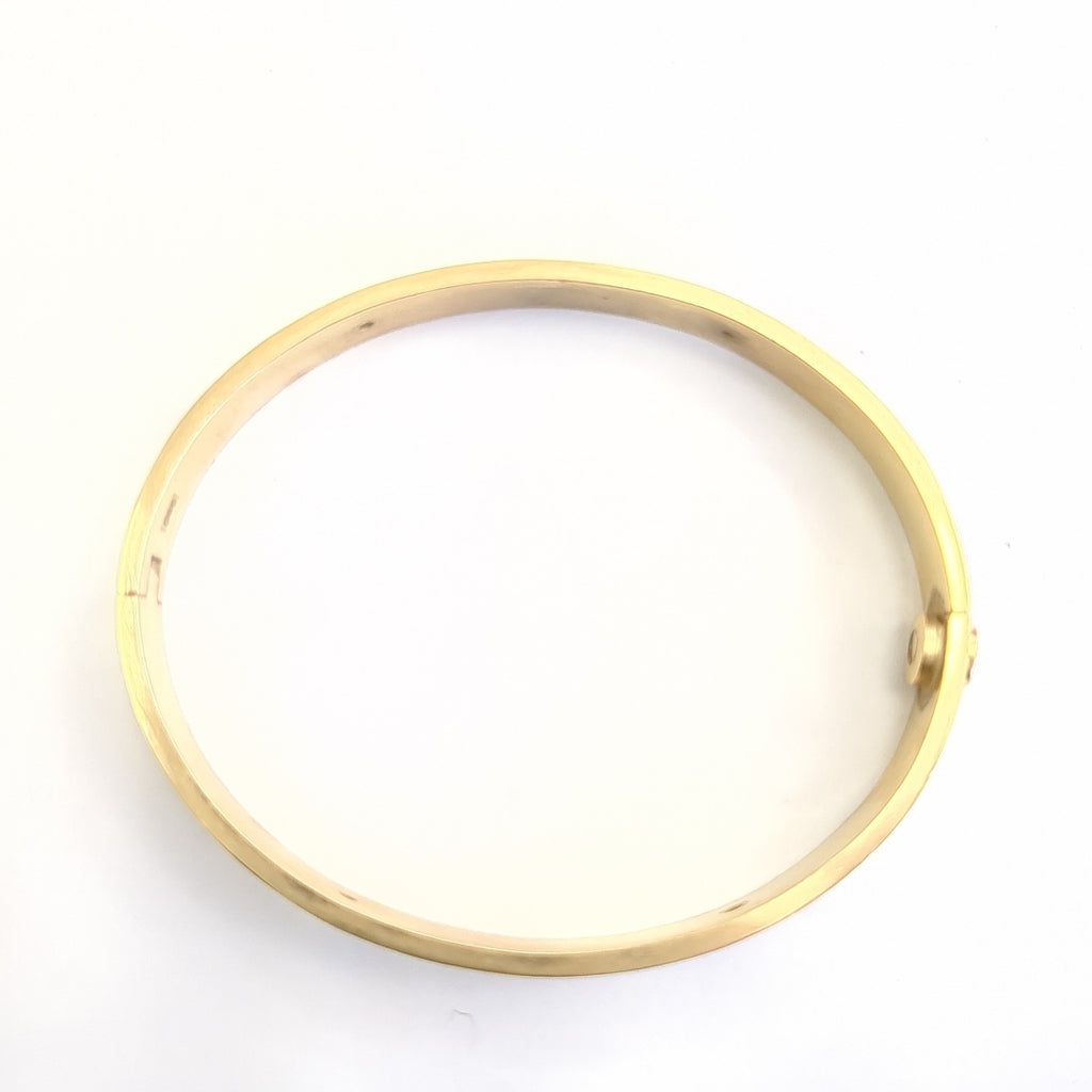 PULSERA RIGIDA ORO 14 K 25.3 GRMS (SEMINUEVO)