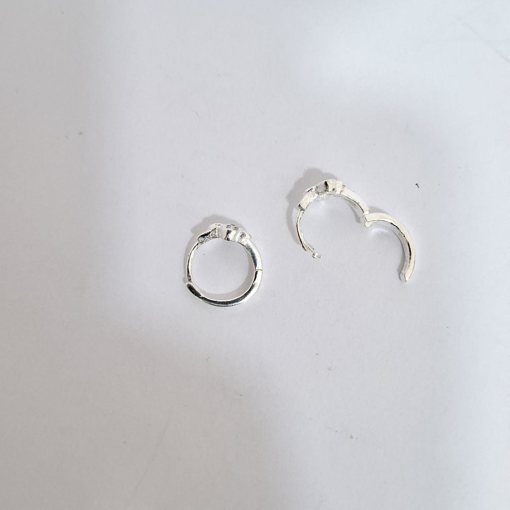 ARRACADAS C/CIRCONIAS PLATA .925 1.9 GR (NUEVO)