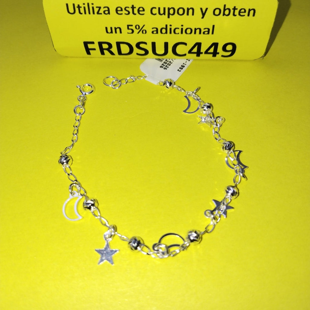 PULSERA TEJIDO TEJIDO ESPECIAL PLATA .925 18 CM 3.1 GR (NUEVO)