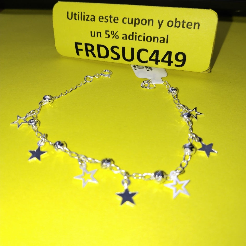 PULSERA TEJIDO ESPECIAL PLATA .925 18 CM 3.1 GR (NUEVO)