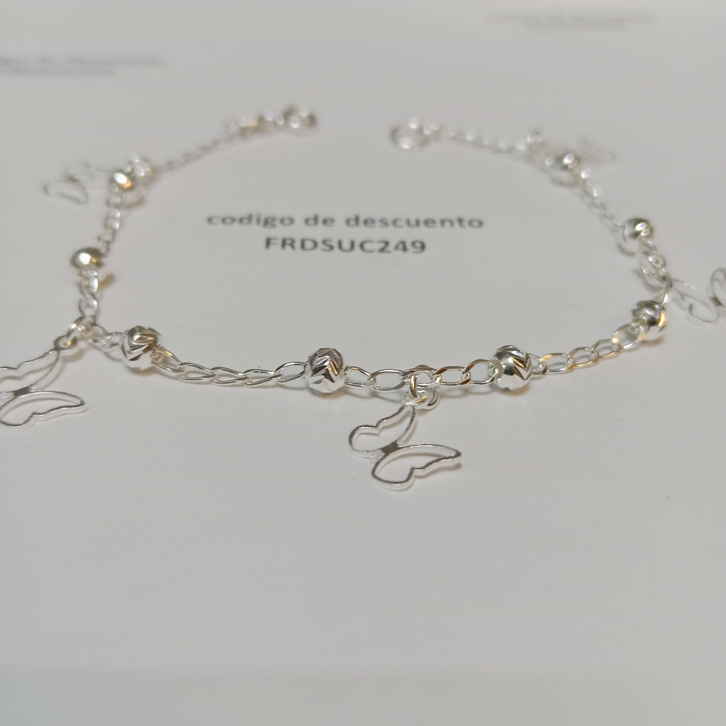 PULSERA TEJIDO ESPECIAL PLATA .925 18 CM 2.9 GR (NUEVO)