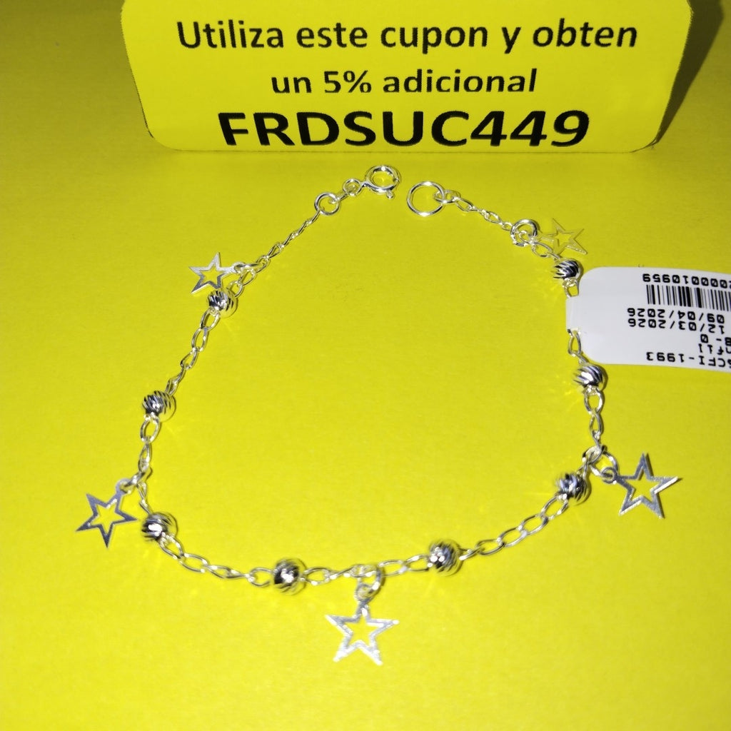 PULSERA TEJIDO ESPECIAL PLATA .925 18 CM 2.7 GR (NUEVO)