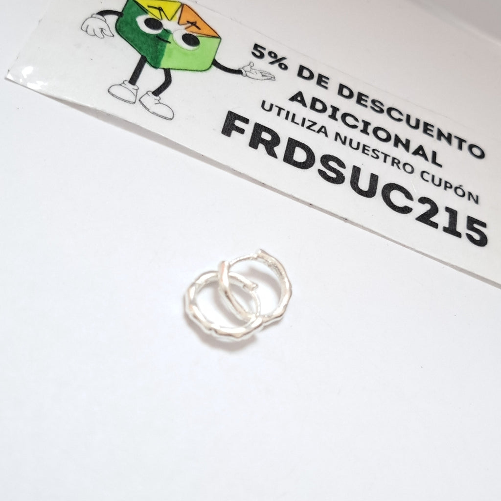 ARRACADAS ESPECIAL PLATA .925 2.9 GR (NUEVO)